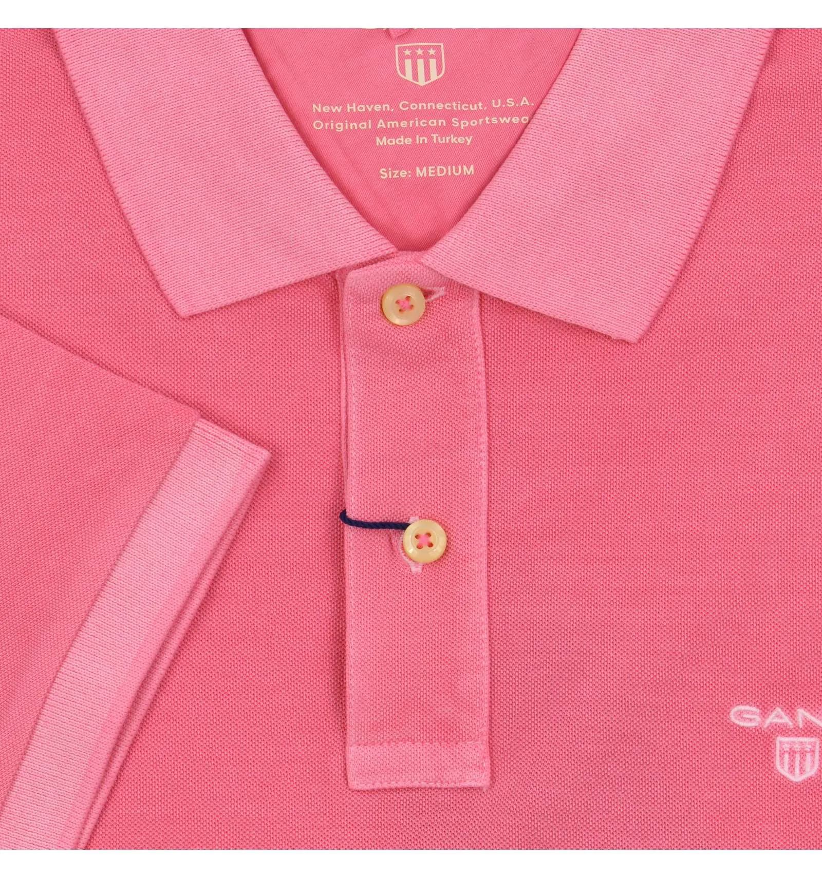 GANT uomo maglia polo rosa sbiadito 2052028 613 PINK ROSE