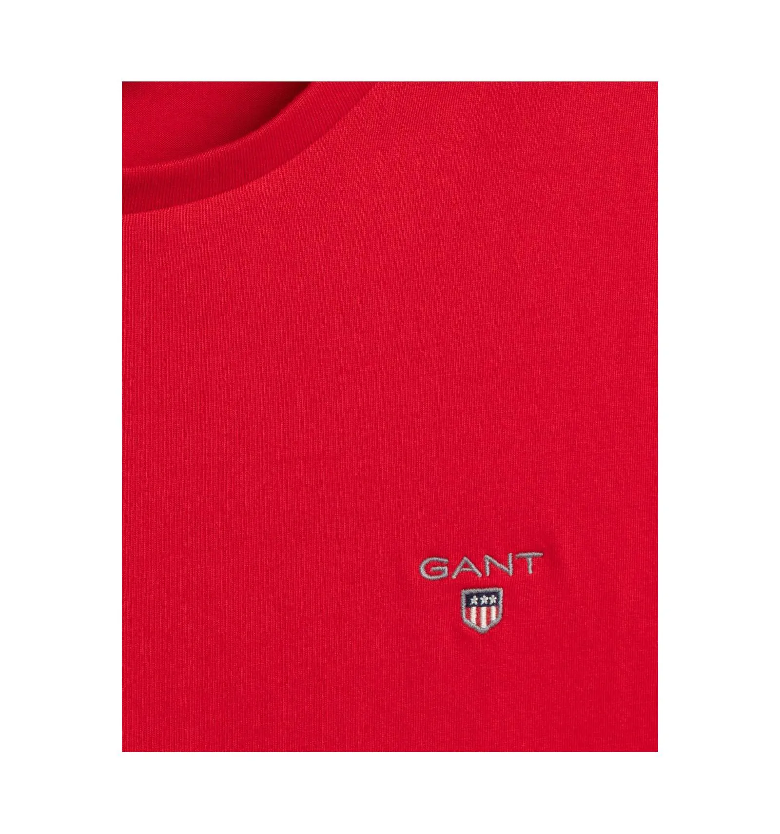GANT uomo maglia T-shirt rosso REGULAR FIT 234100 620 BRIGHT RED