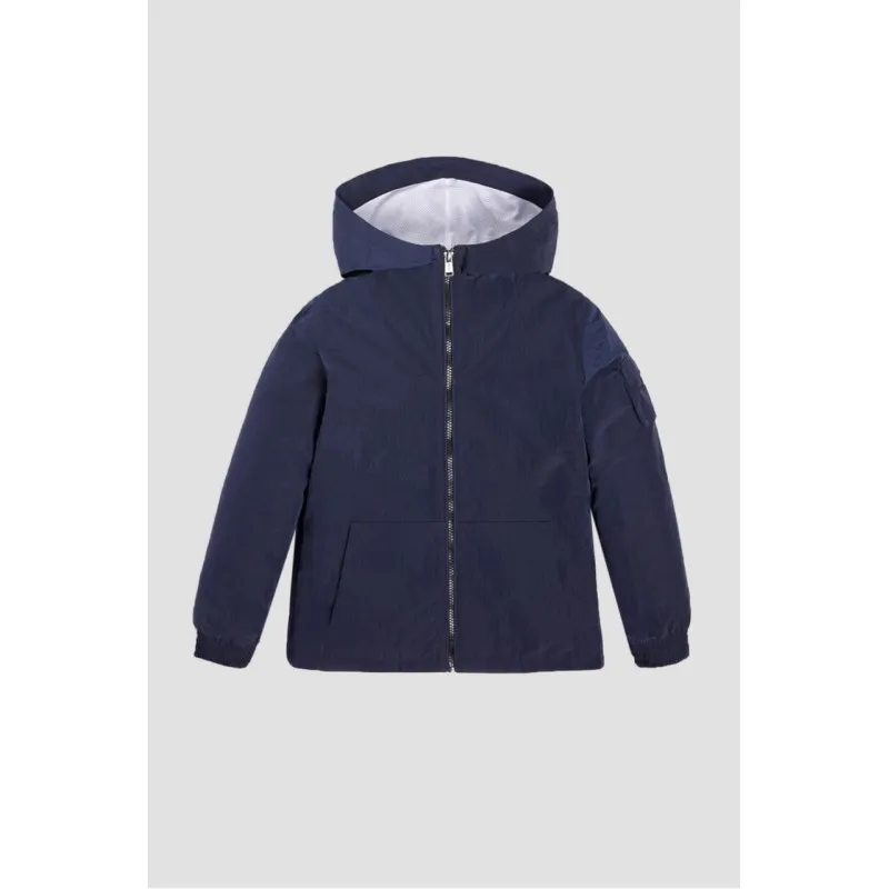GIACCA A VENTO CON CAPPUCCIO PER BAMBINI GUESS