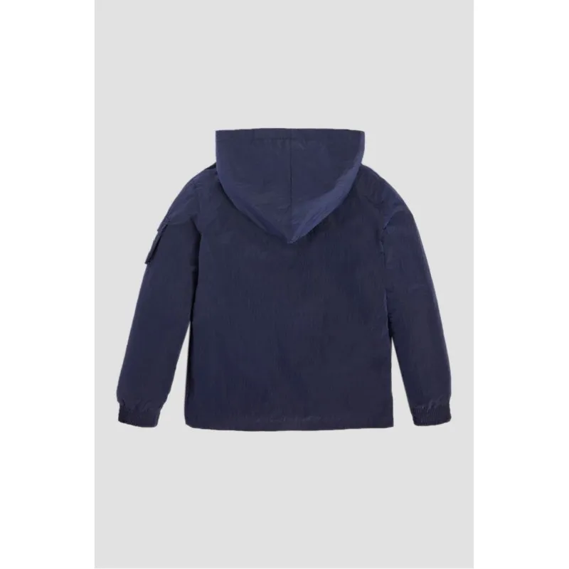 GIACCA A VENTO CON CAPPUCCIO PER BAMBINI GUESS