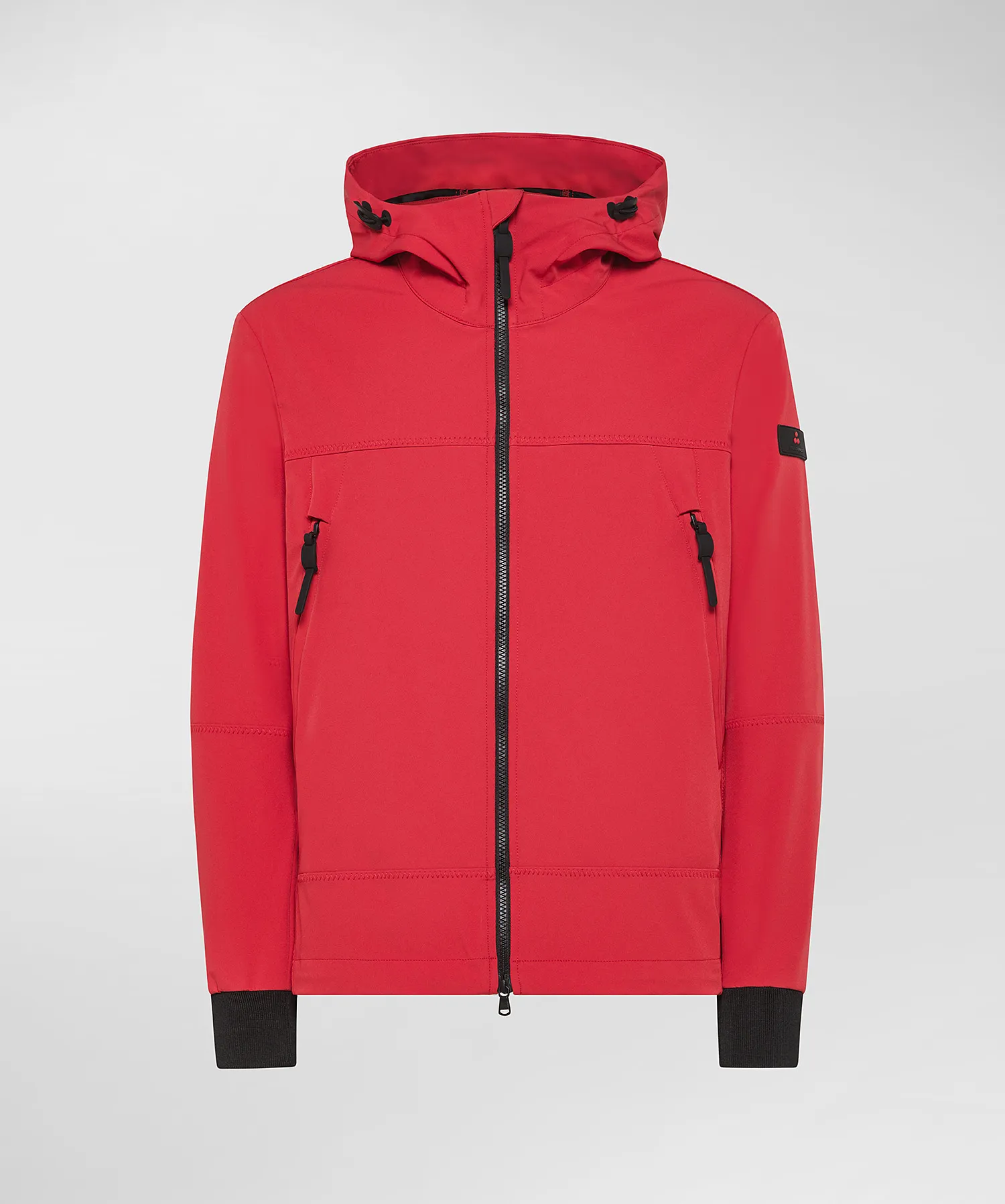 Giacca a vento in tela di nylon stretch