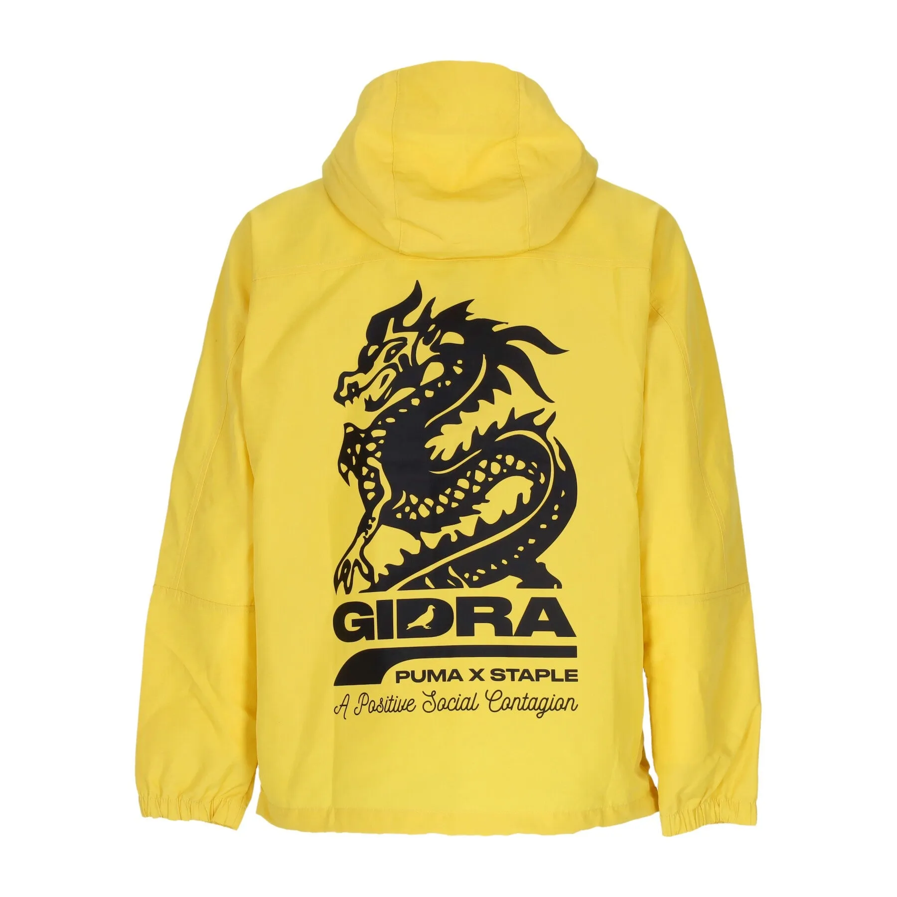 Giacca A Vento Infilabile Uomo Anorak Jacket X Staple Sun Ray Yellow