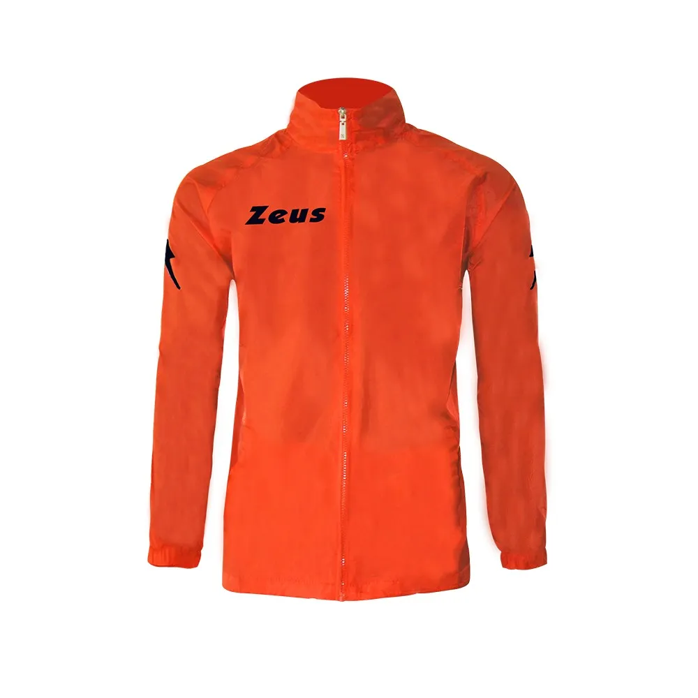 GIACCA A VENTO  RAIN ARANCIO FLUO ZEUS SPORT