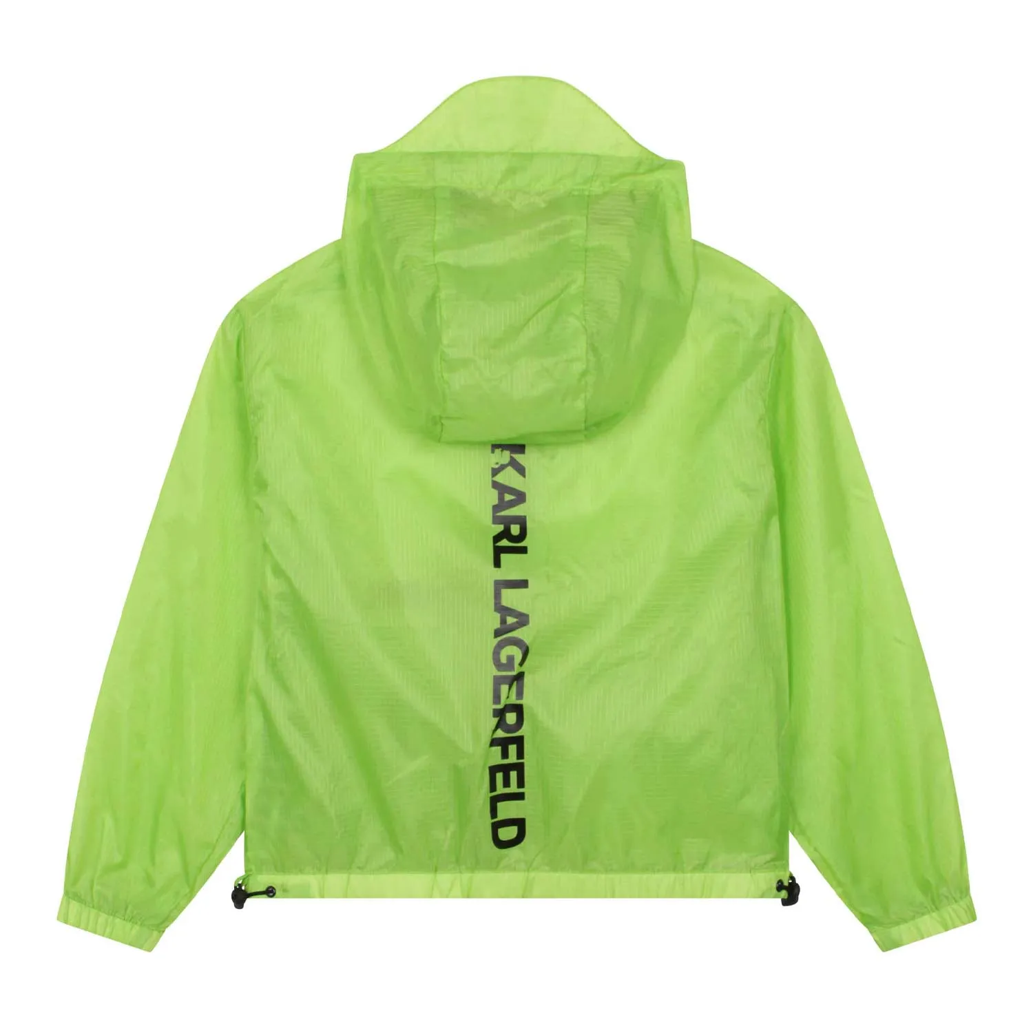 Giacca A Vento Verde Fluo Bambino E Ragazzo