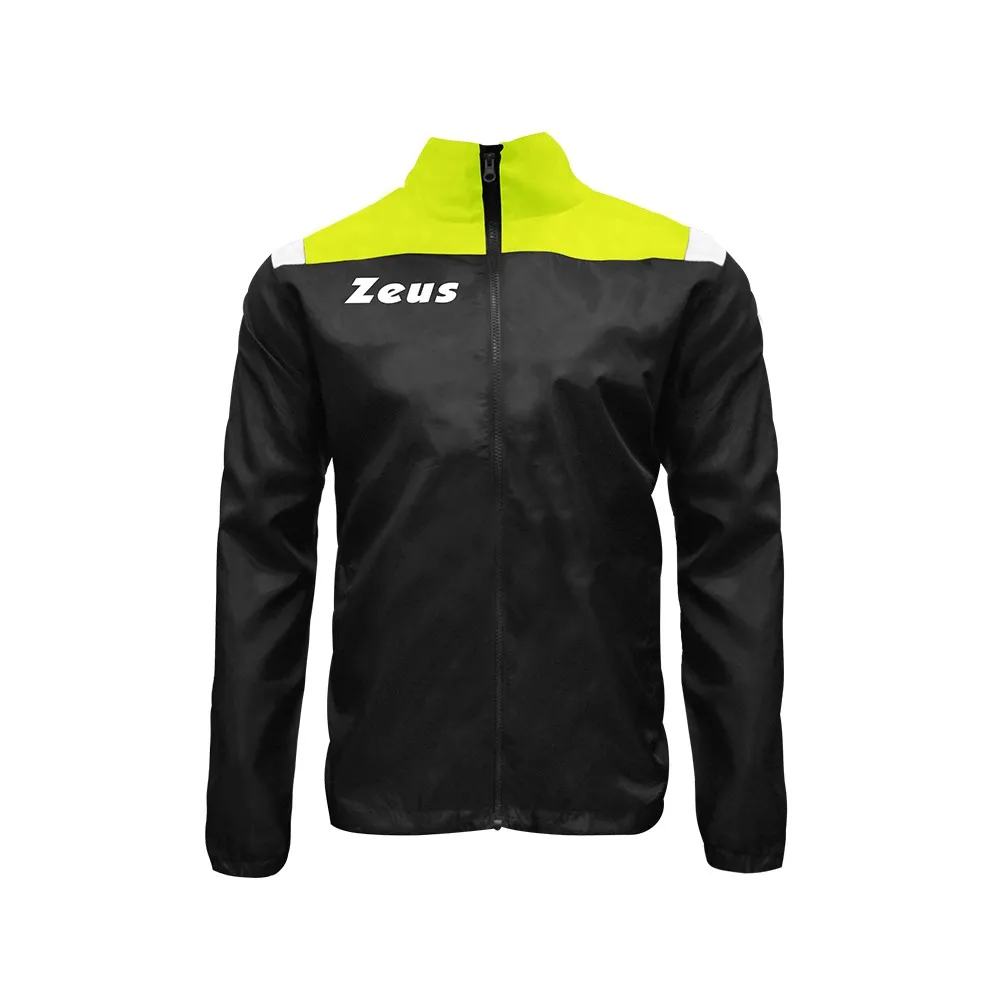 GIACCA A VENTO  VESUVIO NERO/GIALLOFLUO ZEUS SPORT