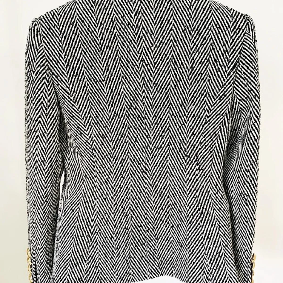 Giacca blazer in tweed Giacca da donna in lana Blazer in lana Tweed Blazer Cappotto in lana alto