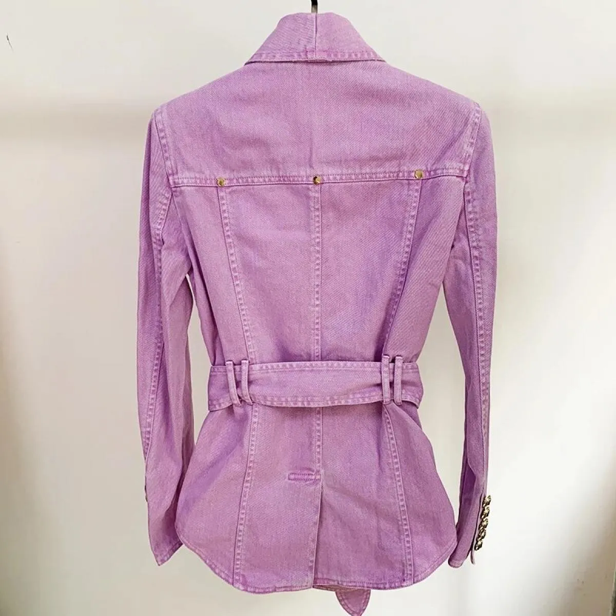 Giacca da donna firmata Giacca blazer in denim Giacca da donna Blazer Denim Abbigliamento alto