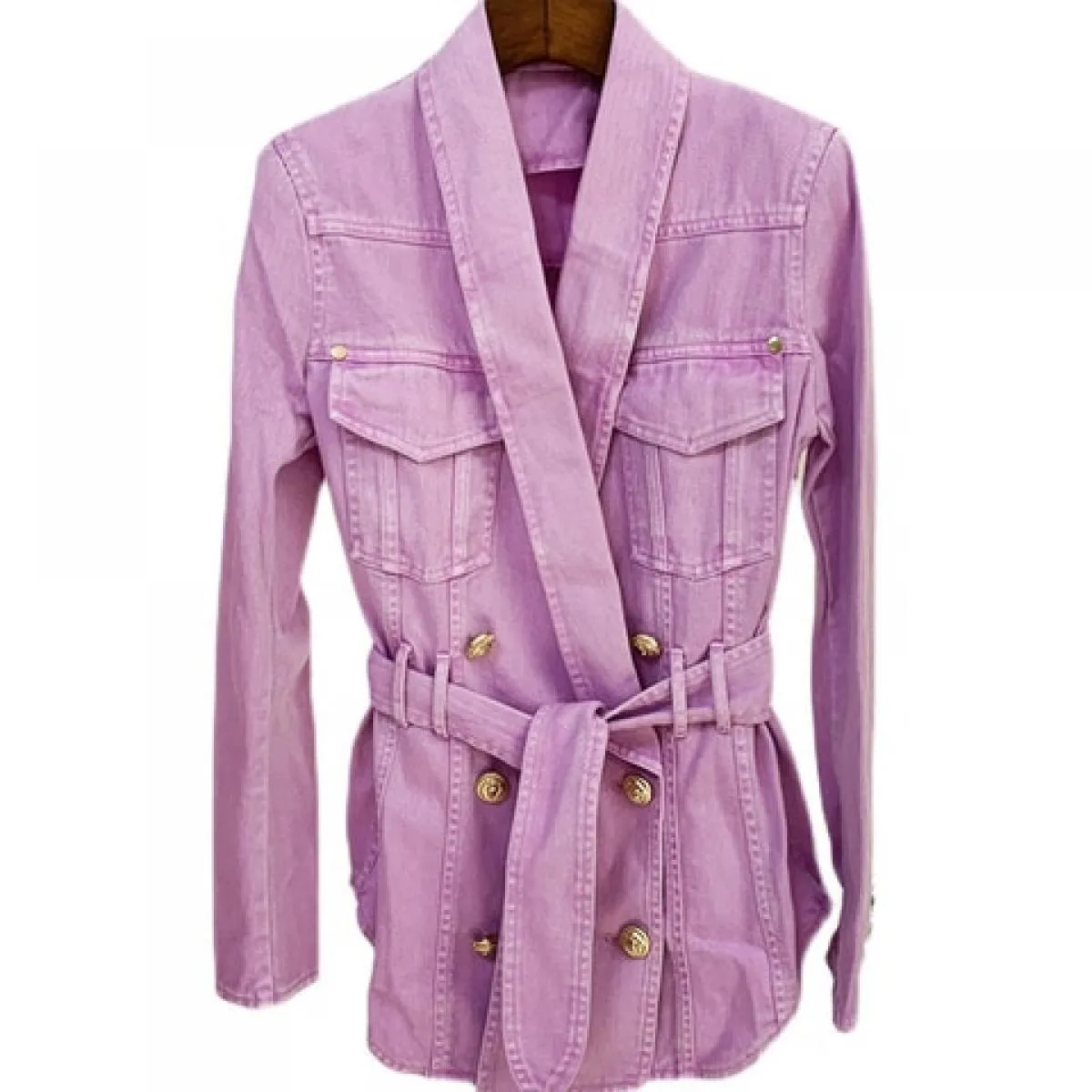 Giacca da donna firmata Giacca blazer in denim Giacca da donna Blazer Denim Abbigliamento alto