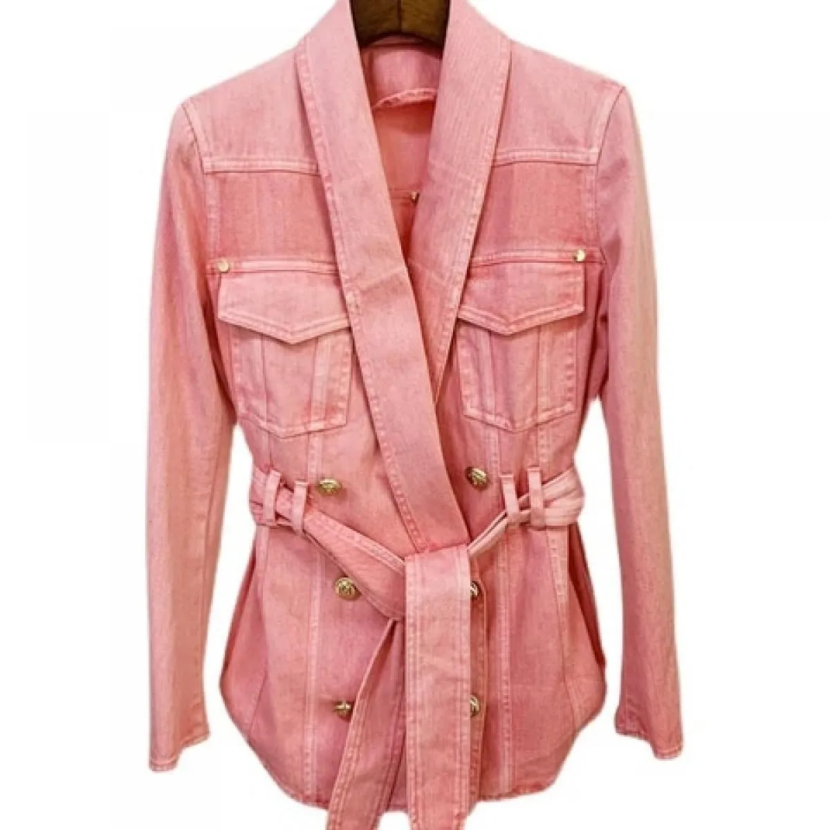 Giacca da donna firmata Giacca blazer in denim Giacca da donna Blazer Denim Abbigliamento alto