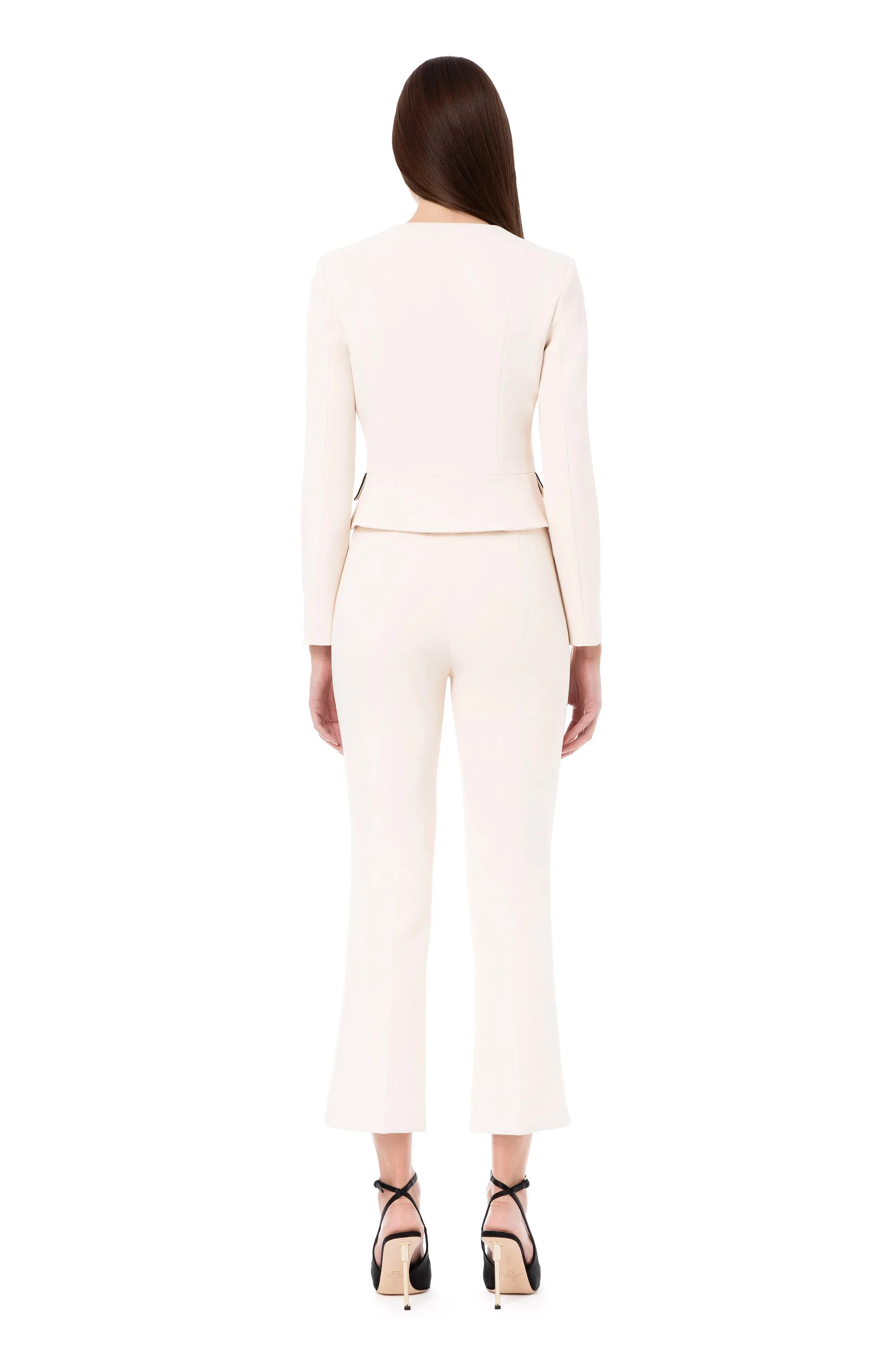 Giacca in crepe doppio stretch