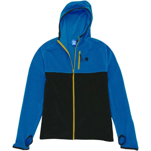 Giacca pile sci alpinismo LAGOPED PHANTOM HOODIE  BLEU ROI