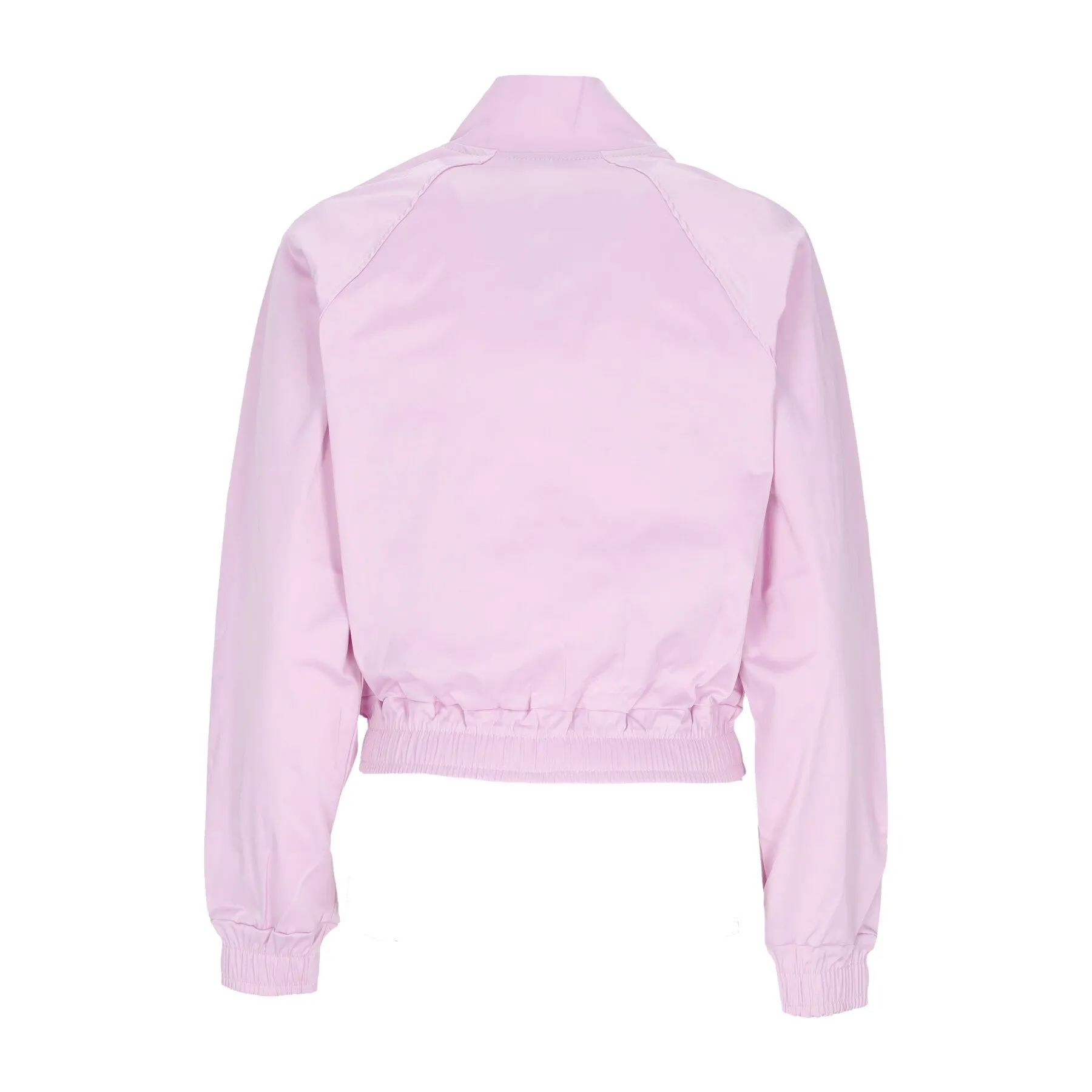 Giacca Tuta Corta Donna Satin Full Zip Sweatshirt Pink