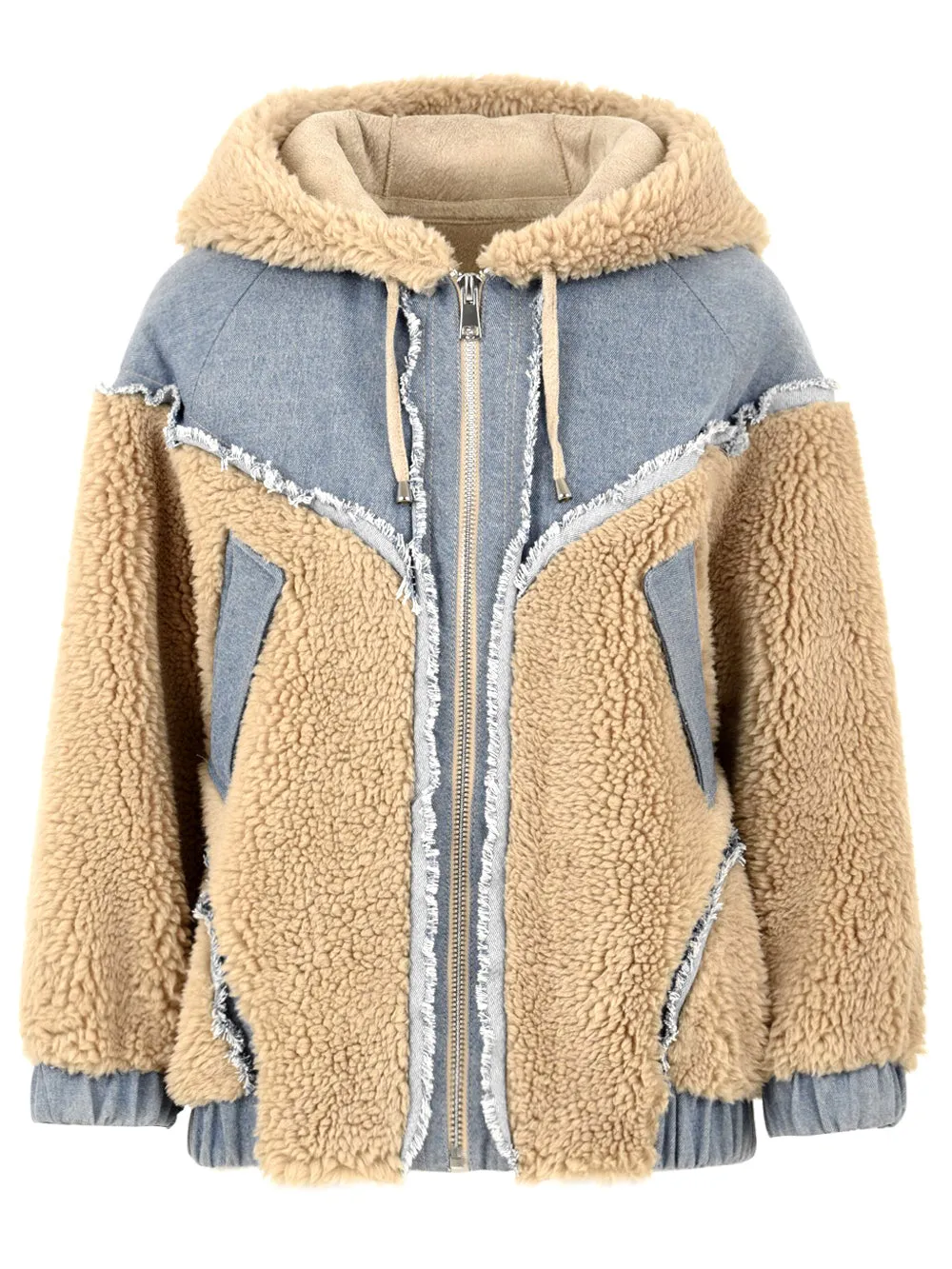 Giubbotto in jeans MAISON HAUSMANN Donna CMHX45 Beige