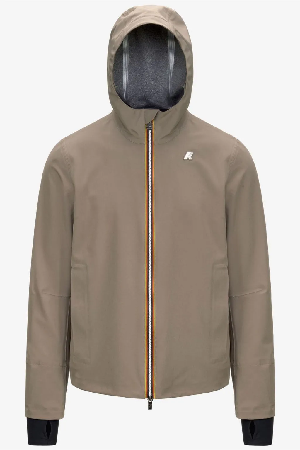 GIUBBOTTO UOMO JACKO BONDED JERSEY BEIGE K-WAY