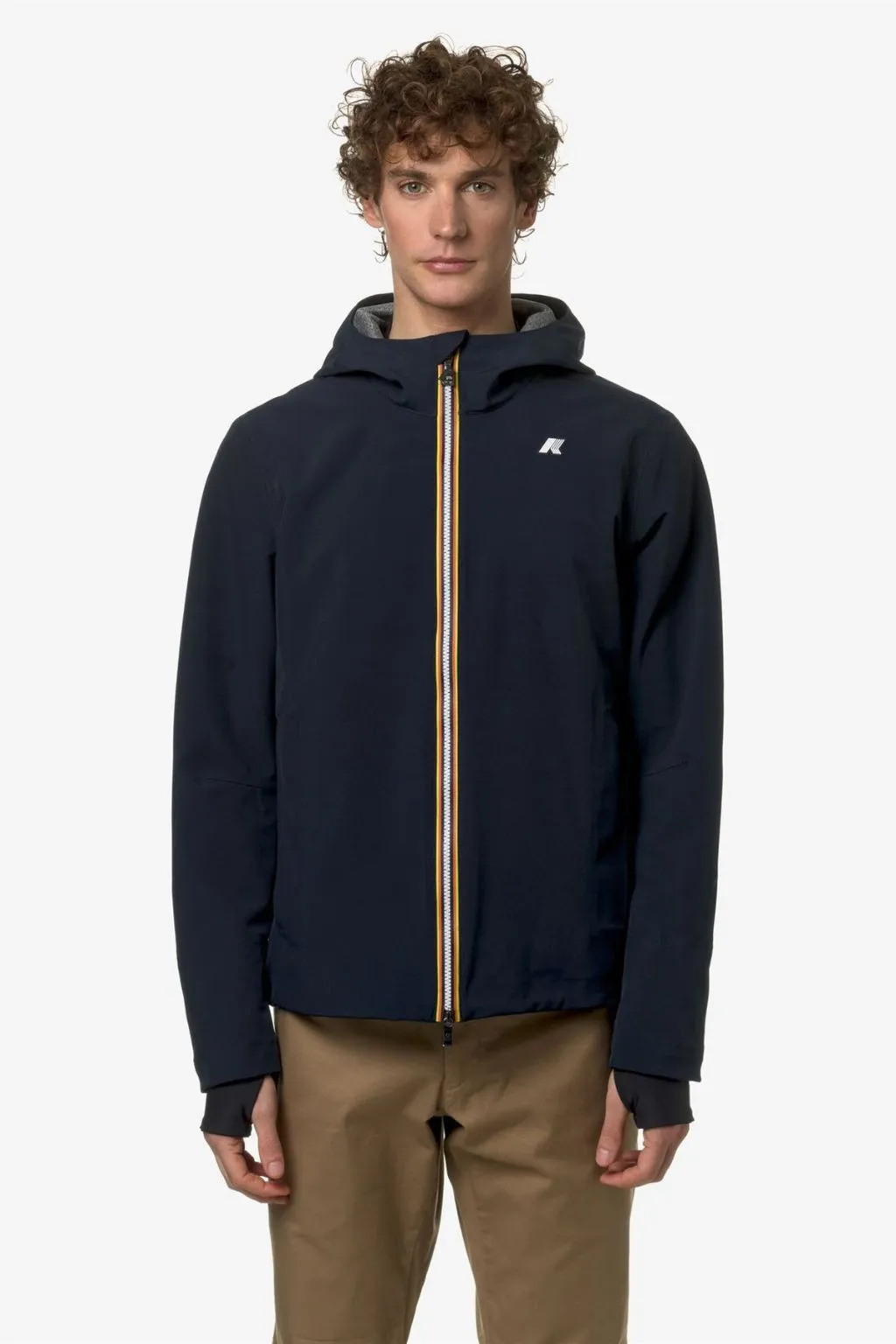 GIUBBOTTO UOMO JACKO BONDED JERSEY BLU K-WAY