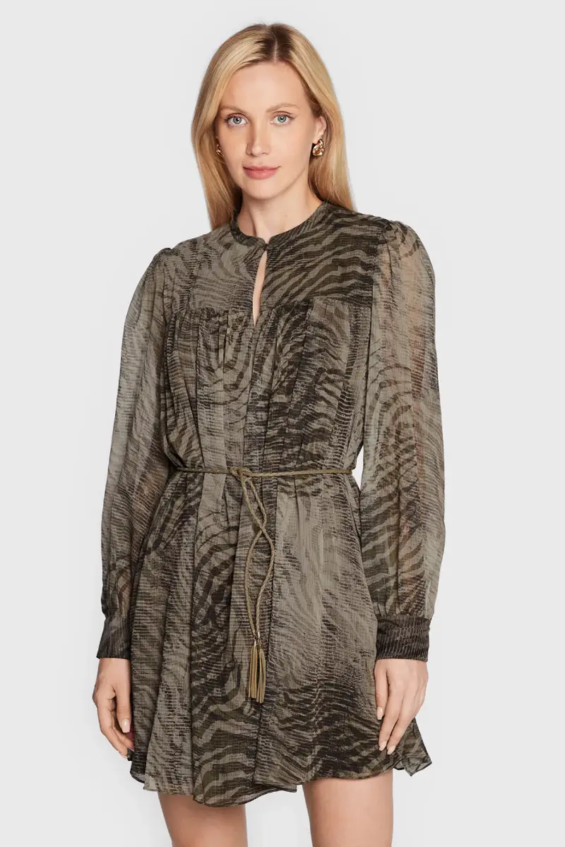 Guess Abito Lungo Fantasia W2BK12 WDWT2