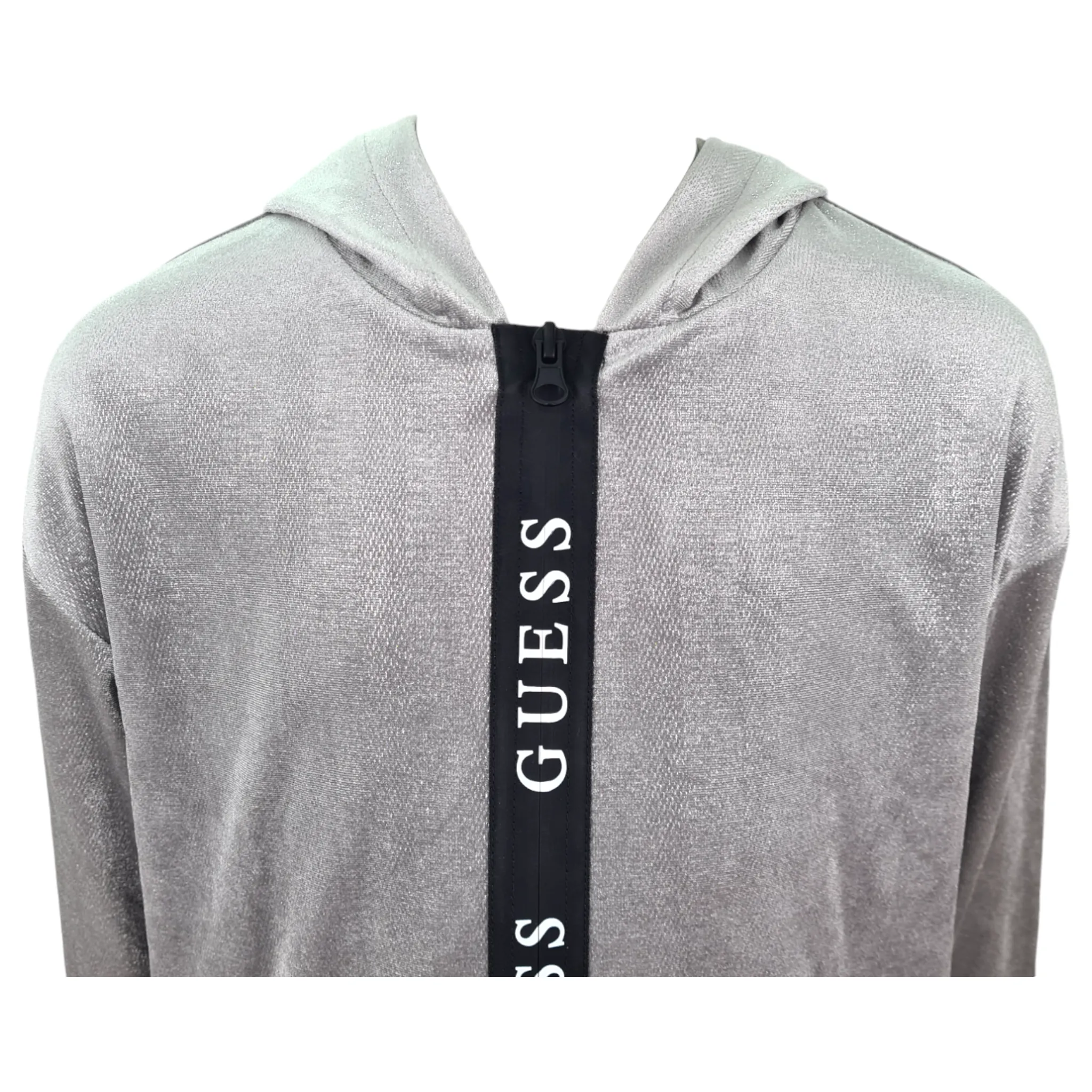 Guess Felpa Full zip con cappuccio bambina