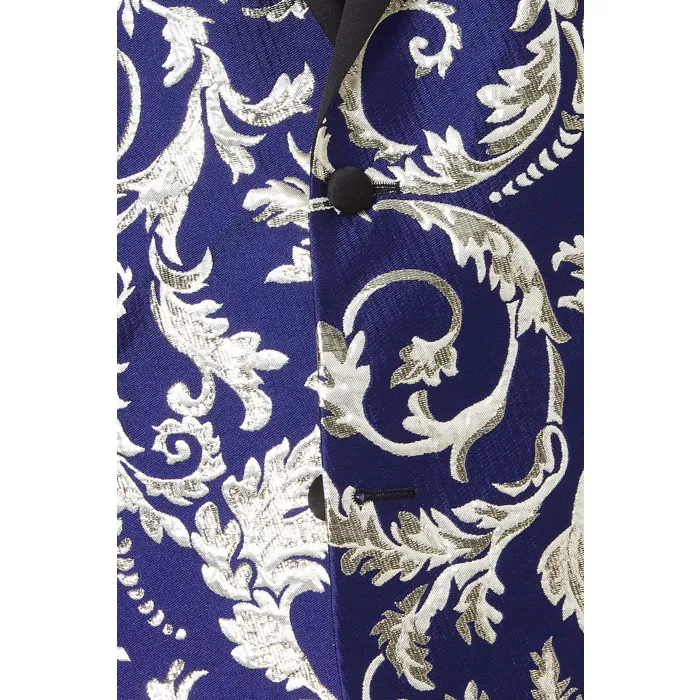 Henk ter Horst Giacca da smoking in lurex Blu