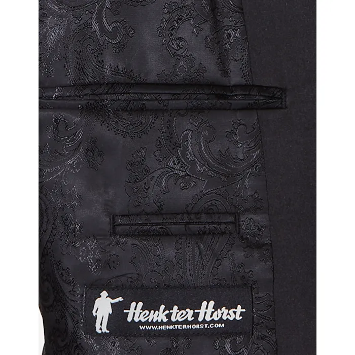 Henk ter Horst Giacca da smoking in lurex Blu