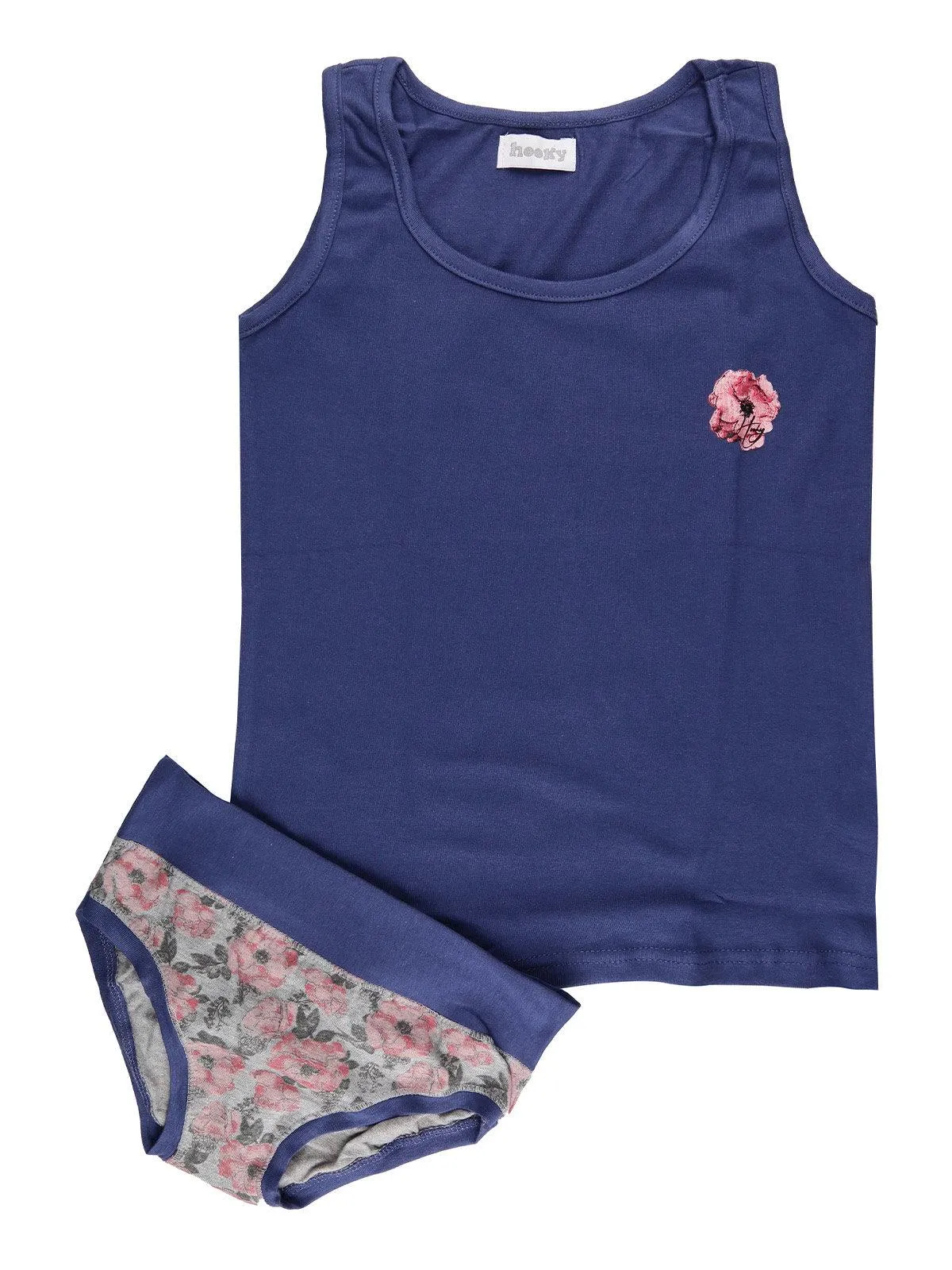 Hooky Ensemble sous-vêtements fille 2 pièces, débardeur + culotte