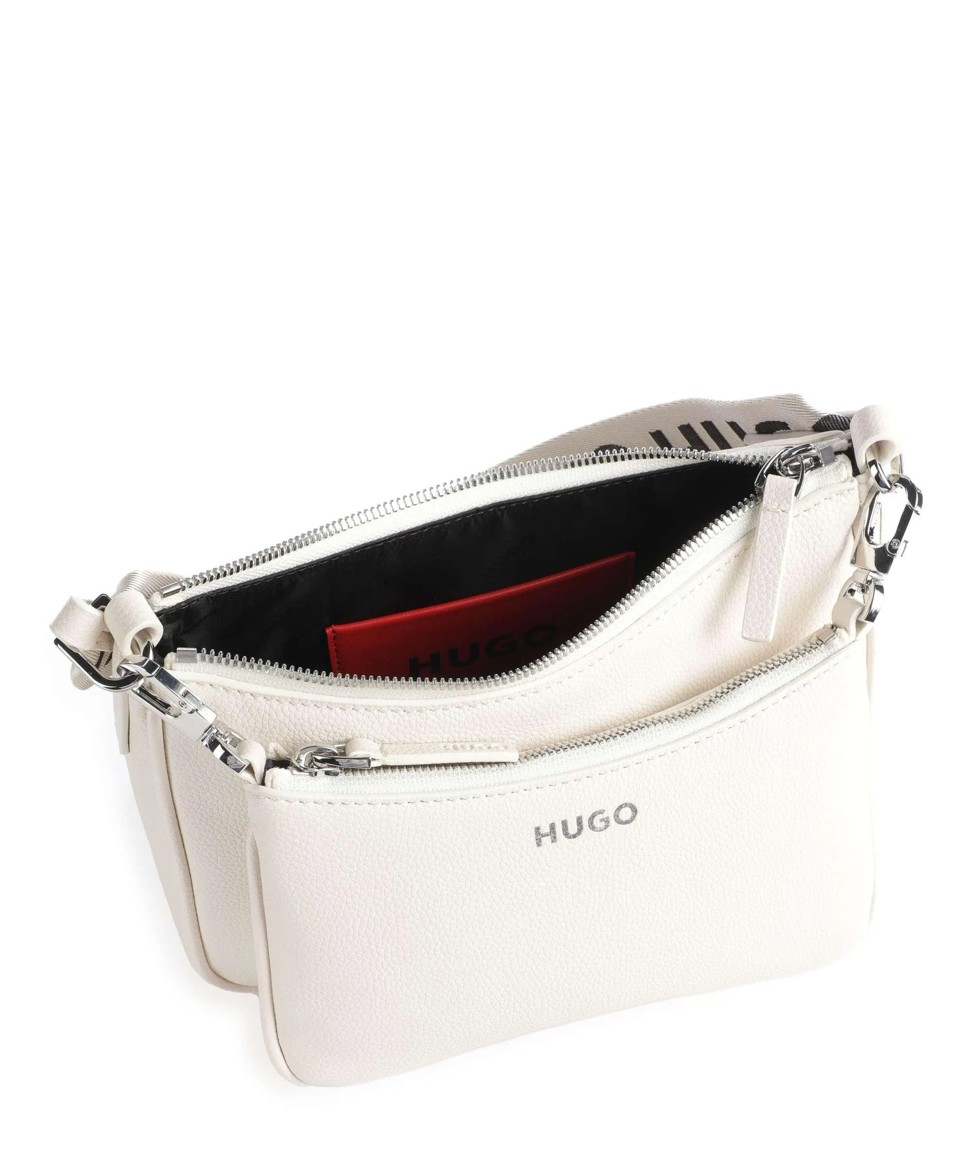  Hugo Bel Borsa a tracolla pelle sintetica avorio  