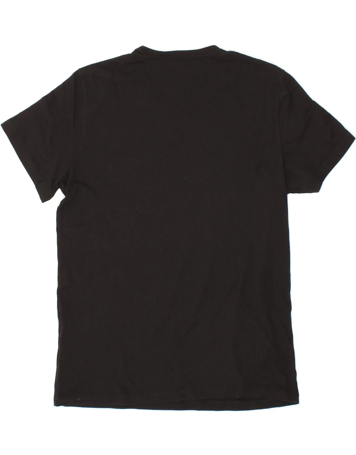 HUGO BOSS Mens T-Shirt Top Medium Black Cotton
