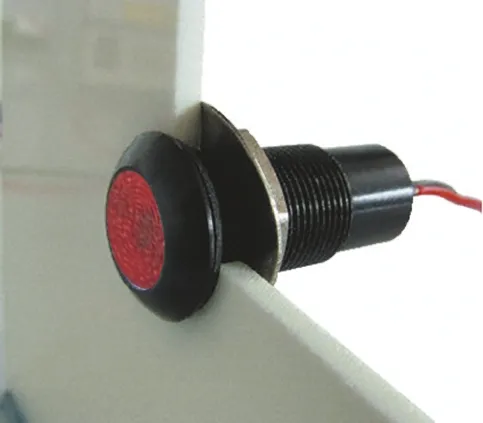 Indicatore da pannello Marl Rosso  a LED, 12 → 28V, IP67, Sporgente, foro da 12.7mm