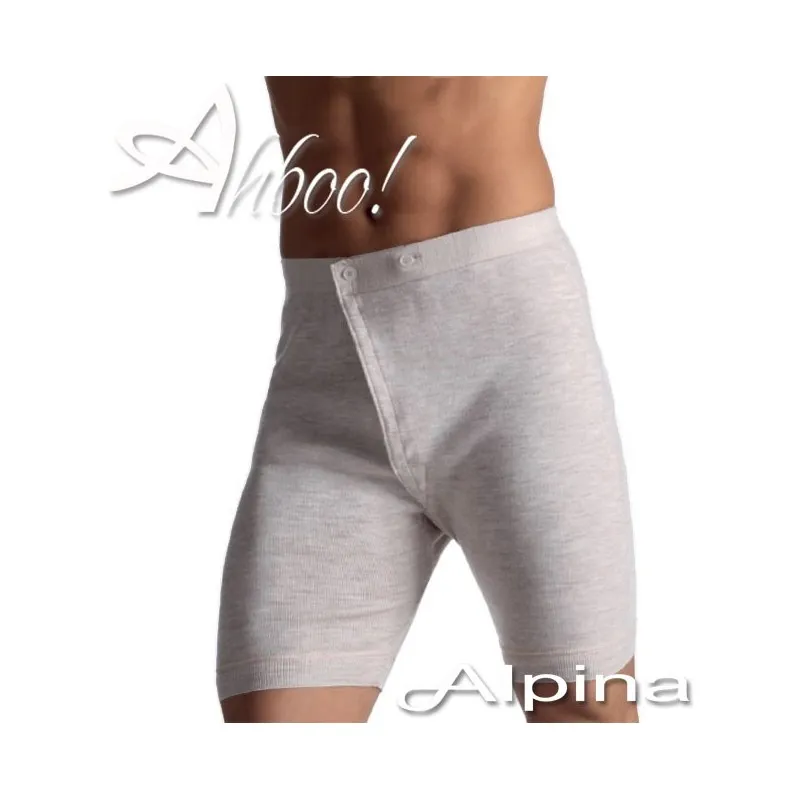  Intimo Alpina Calzoncino invernale Uomo 1500 ALPINA Gamba Corta mutande lana