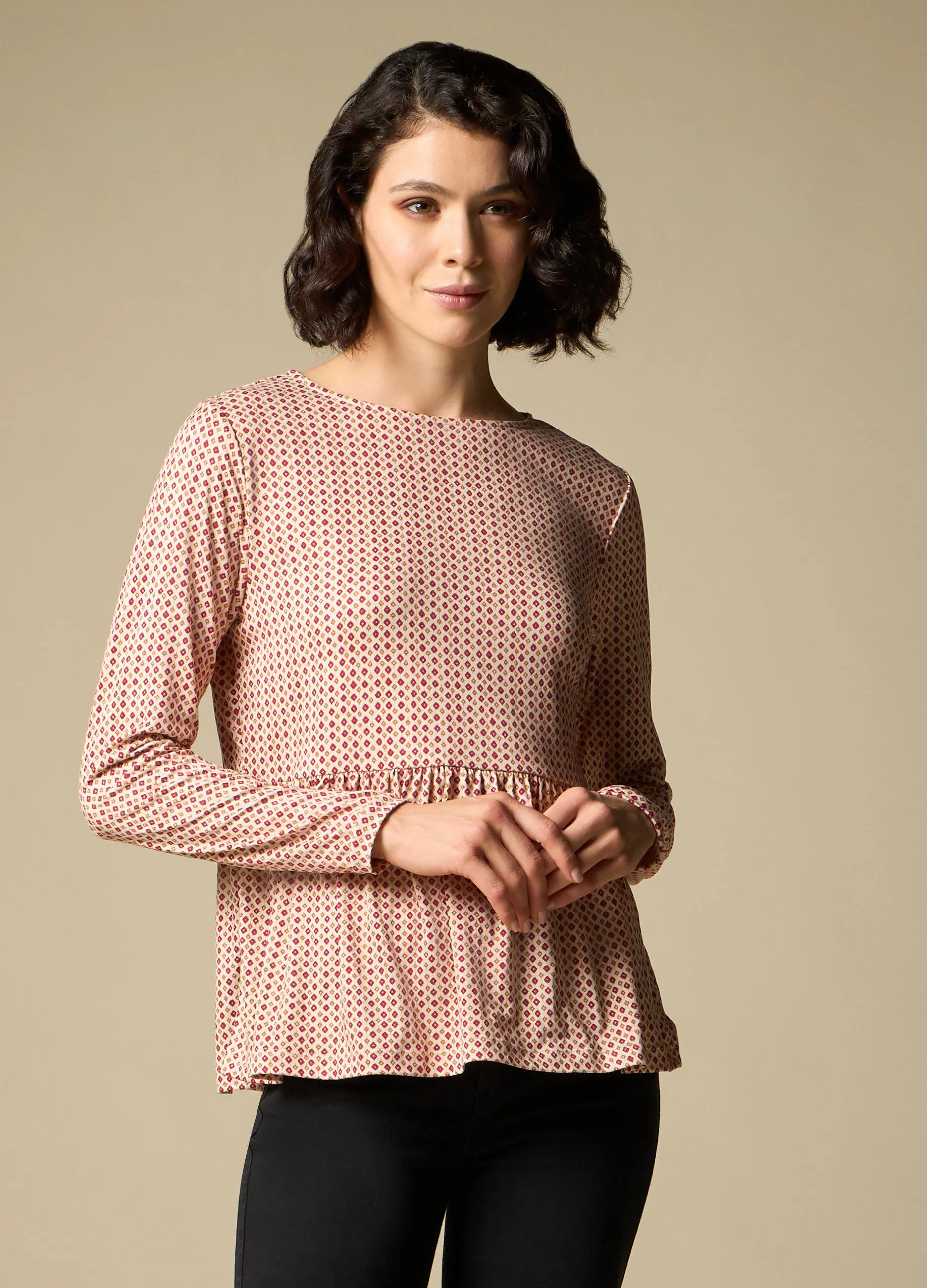 IWIE  T-shirt con balza donna