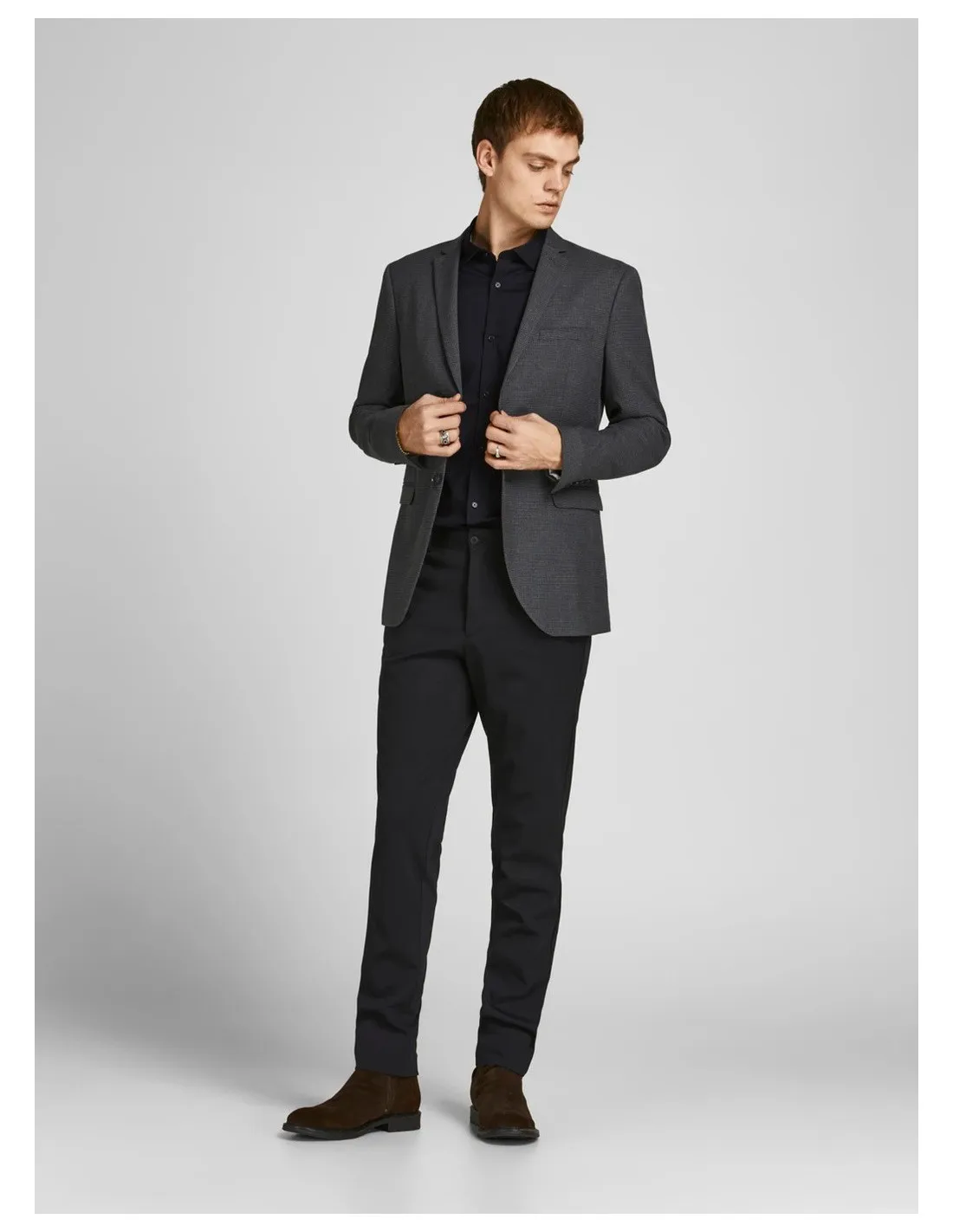 JACK & JONES CAMICIA UOMO JPRBLACARDIFF SHIRT L/S