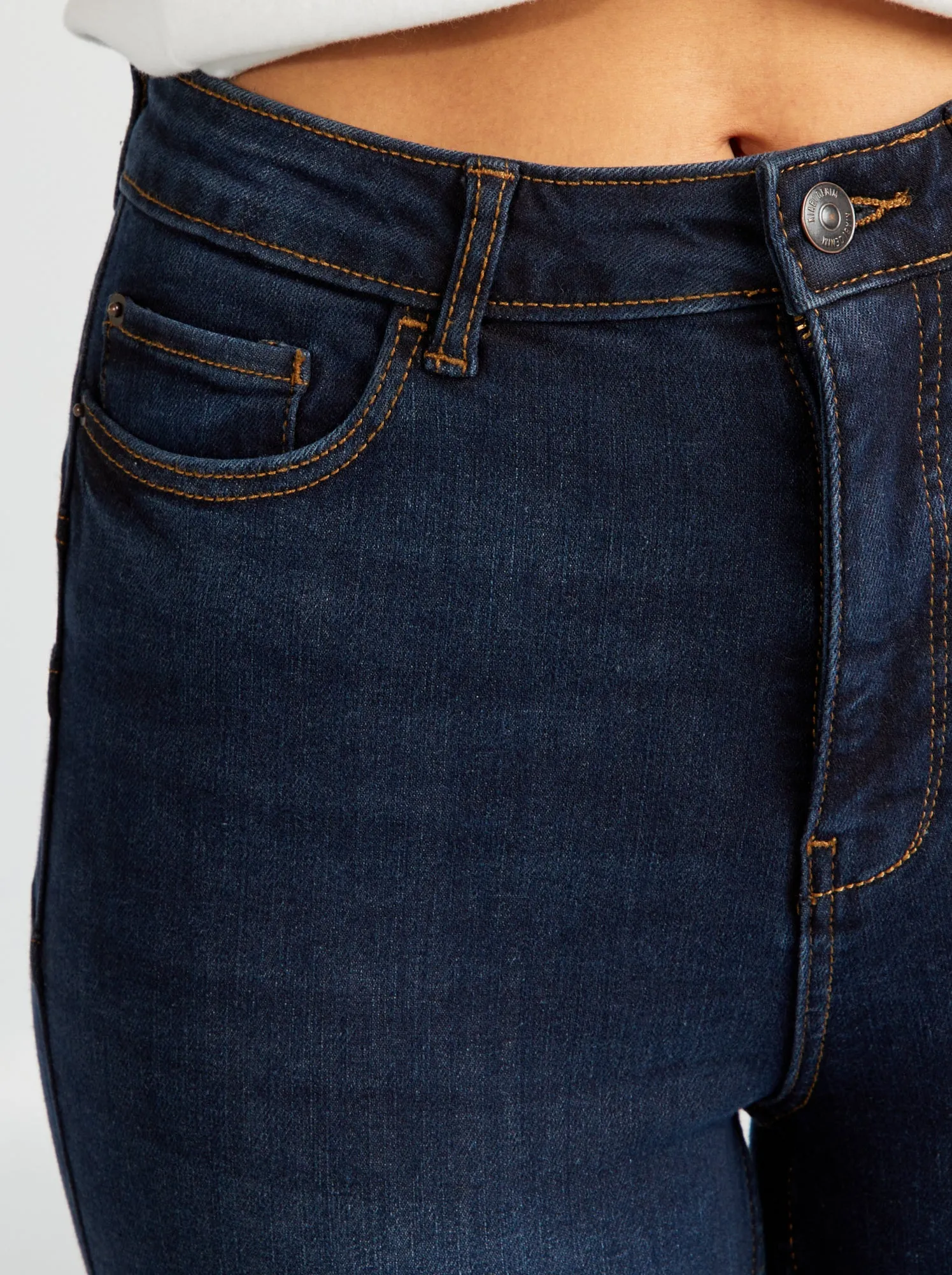 Jeans skinny a vita alta - L30 - BLU