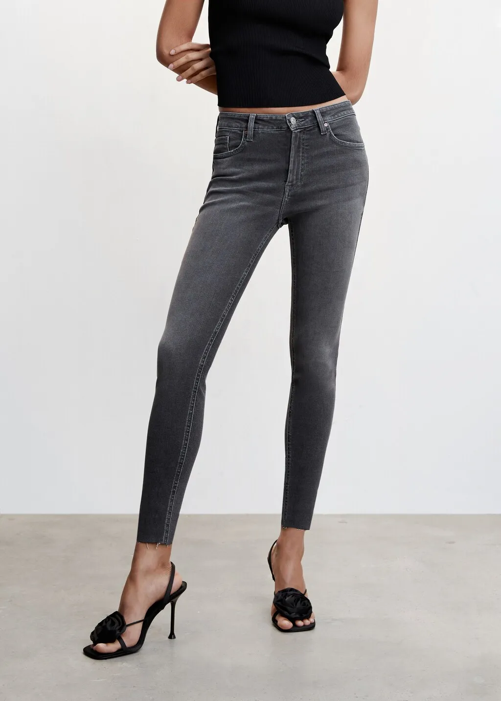 Jeans skinny crop