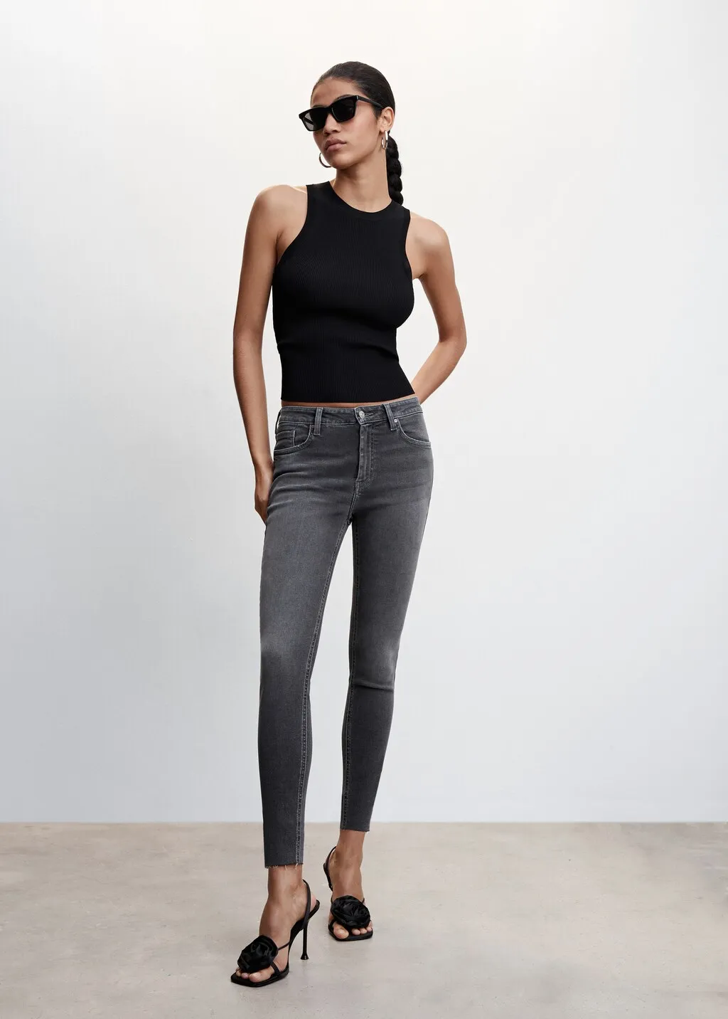 Jeans skinny crop