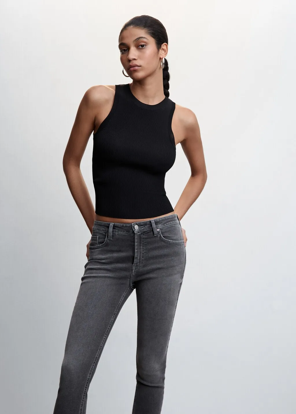 Jeans skinny crop