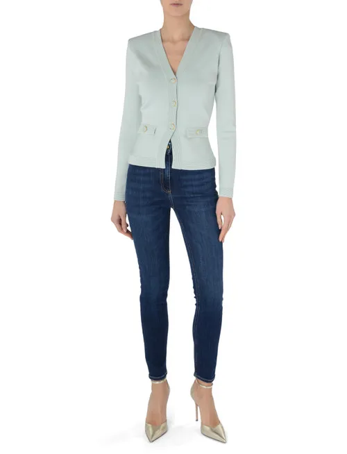 Jeans Skinny Elisabetta Franchi blu