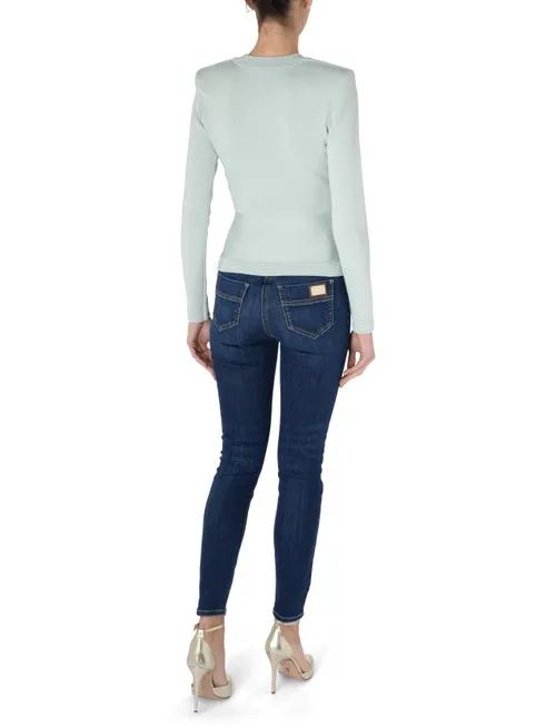 Jeans Skinny Elisabetta Franchi blu