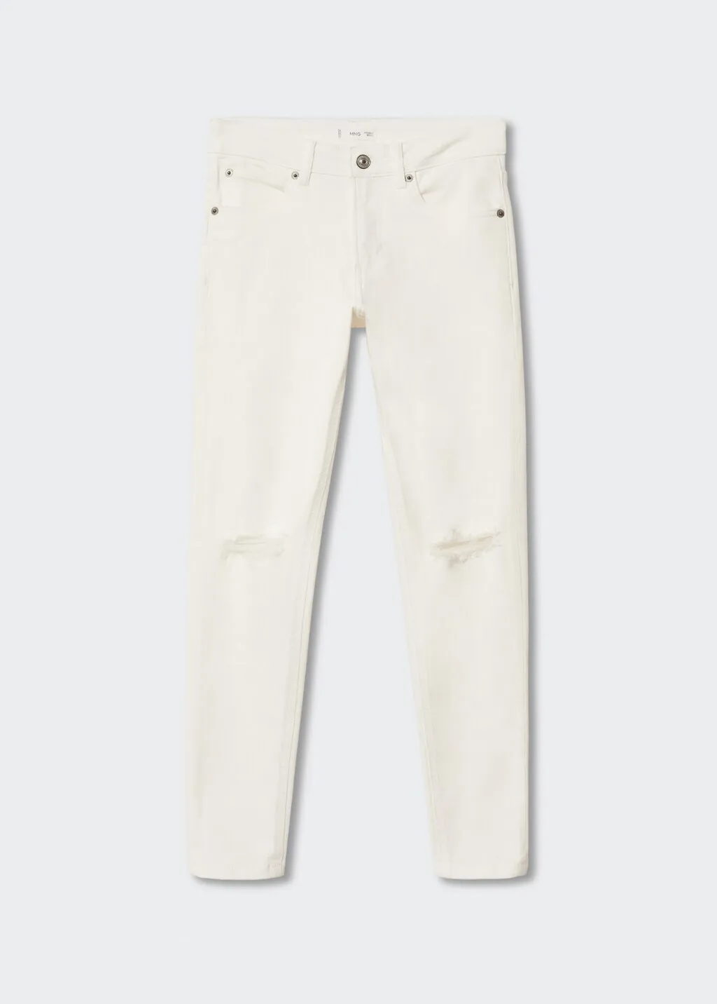 Jeans skinny strappi decorativi