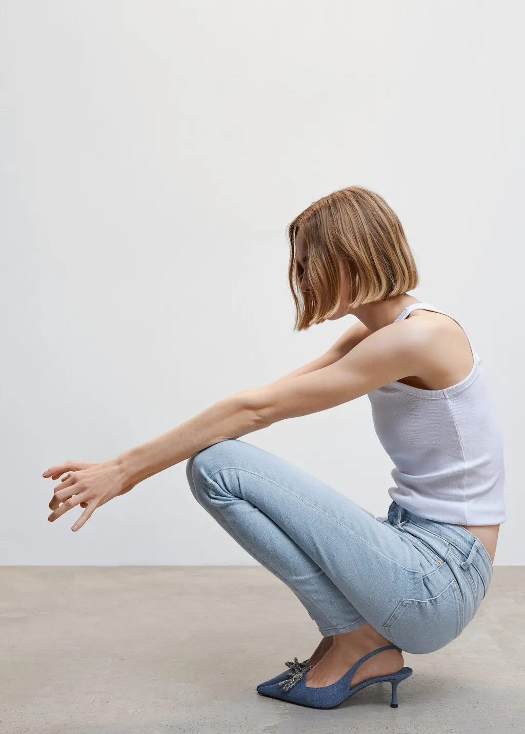 Jeans skinny vita alta