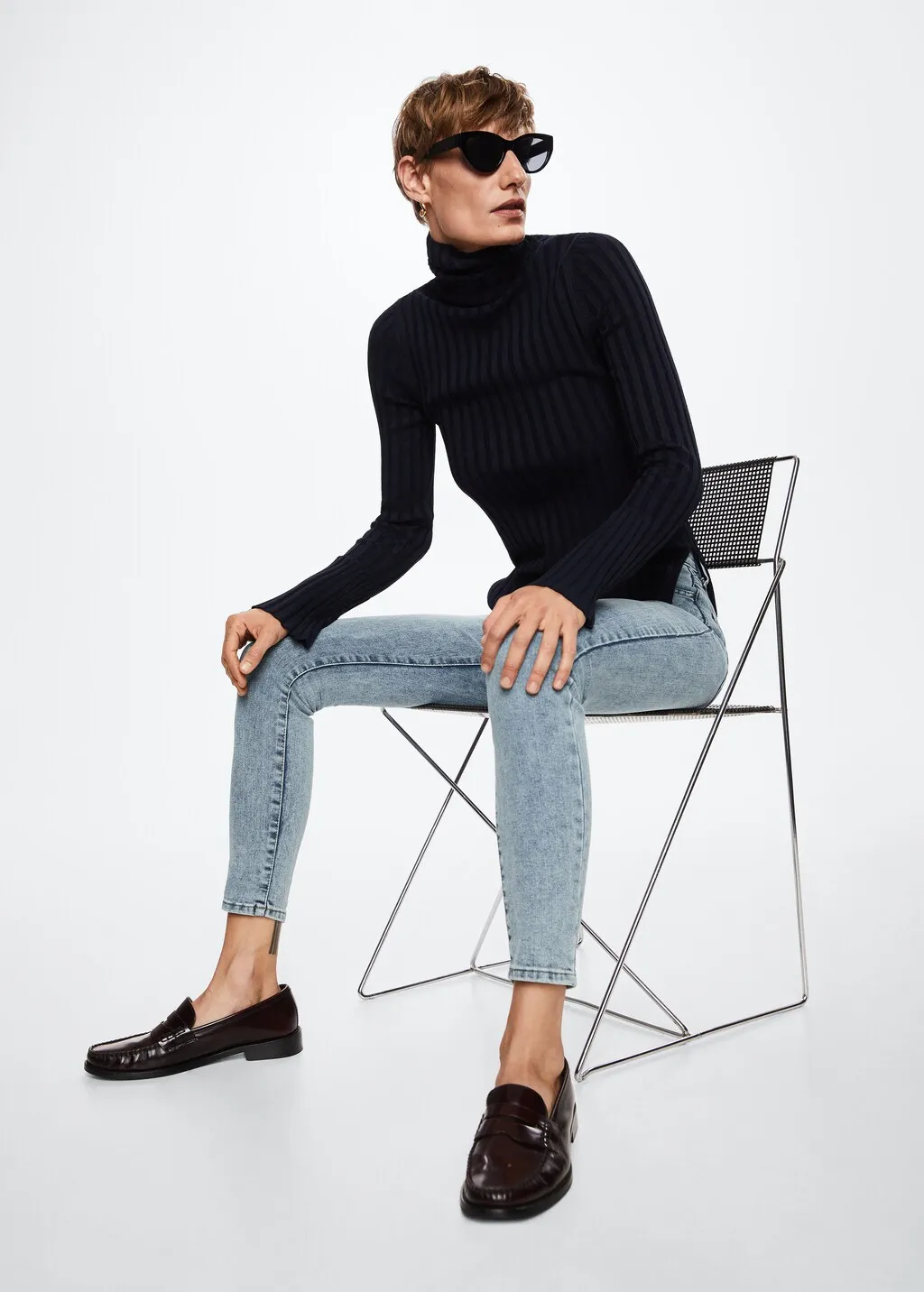 Jeans skinny vita media Elsa