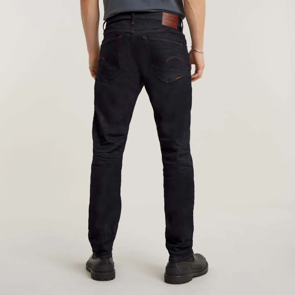 JEANS Uomo G-STAR 51003 7209 - 3301 REGULAR TAPARED 89 DARK AGED