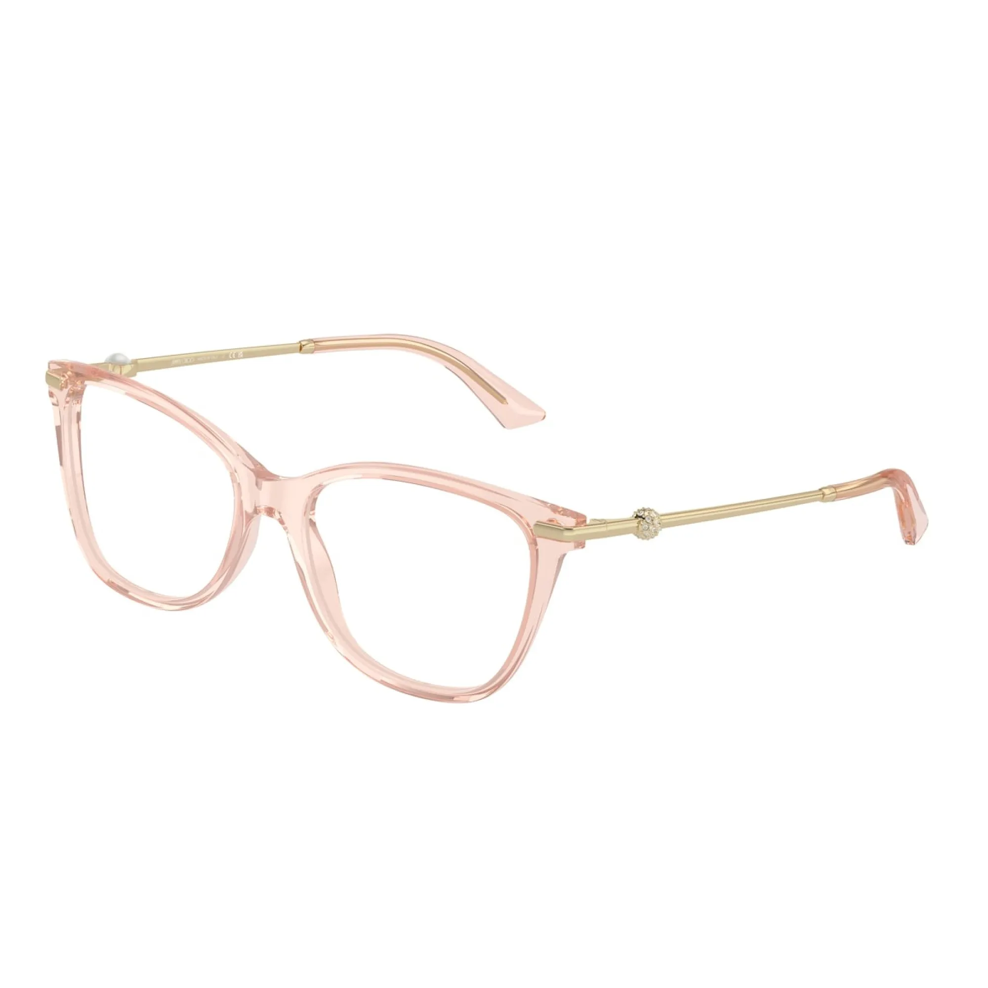  Jimmy Choo JC 3007HB - 5034 Rosa Trasparente | Occhiale Da Vista Donna 