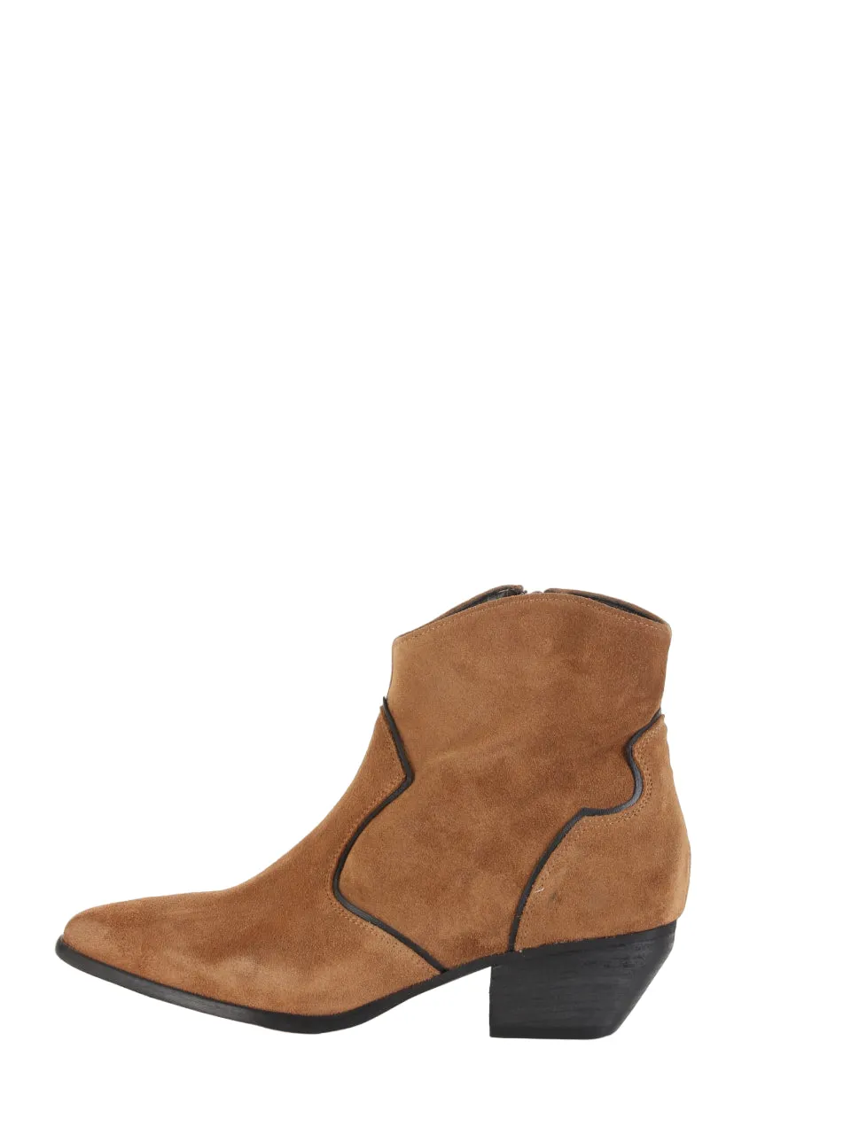 Kirò stivali camperos in pelle scamosciata color cuoio