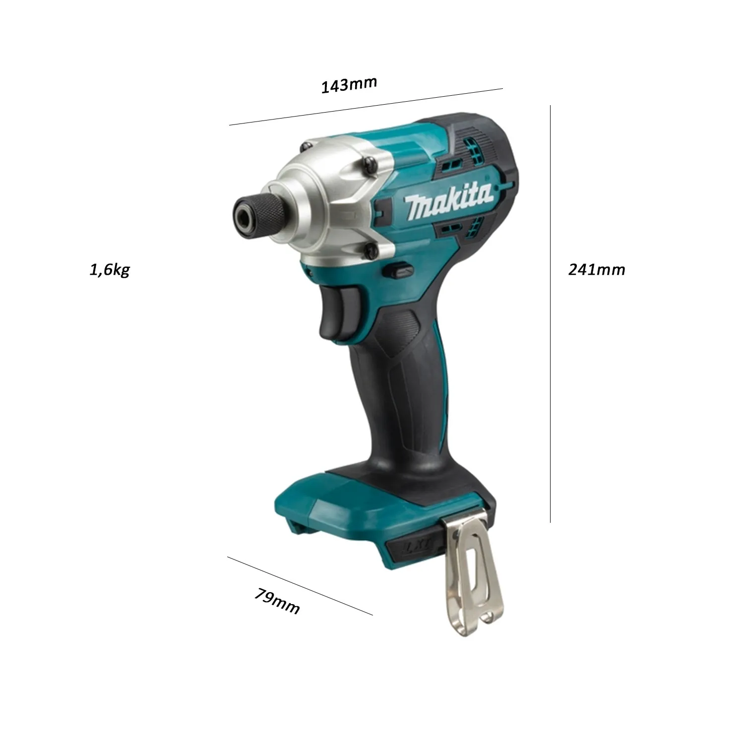 Kit Makita Dlx2337j 2 macchine trapano avvitatore c/perc dhp482 + avvitatore impulsi dtd156+ 2 batterie bl1830+ caricabatterie d