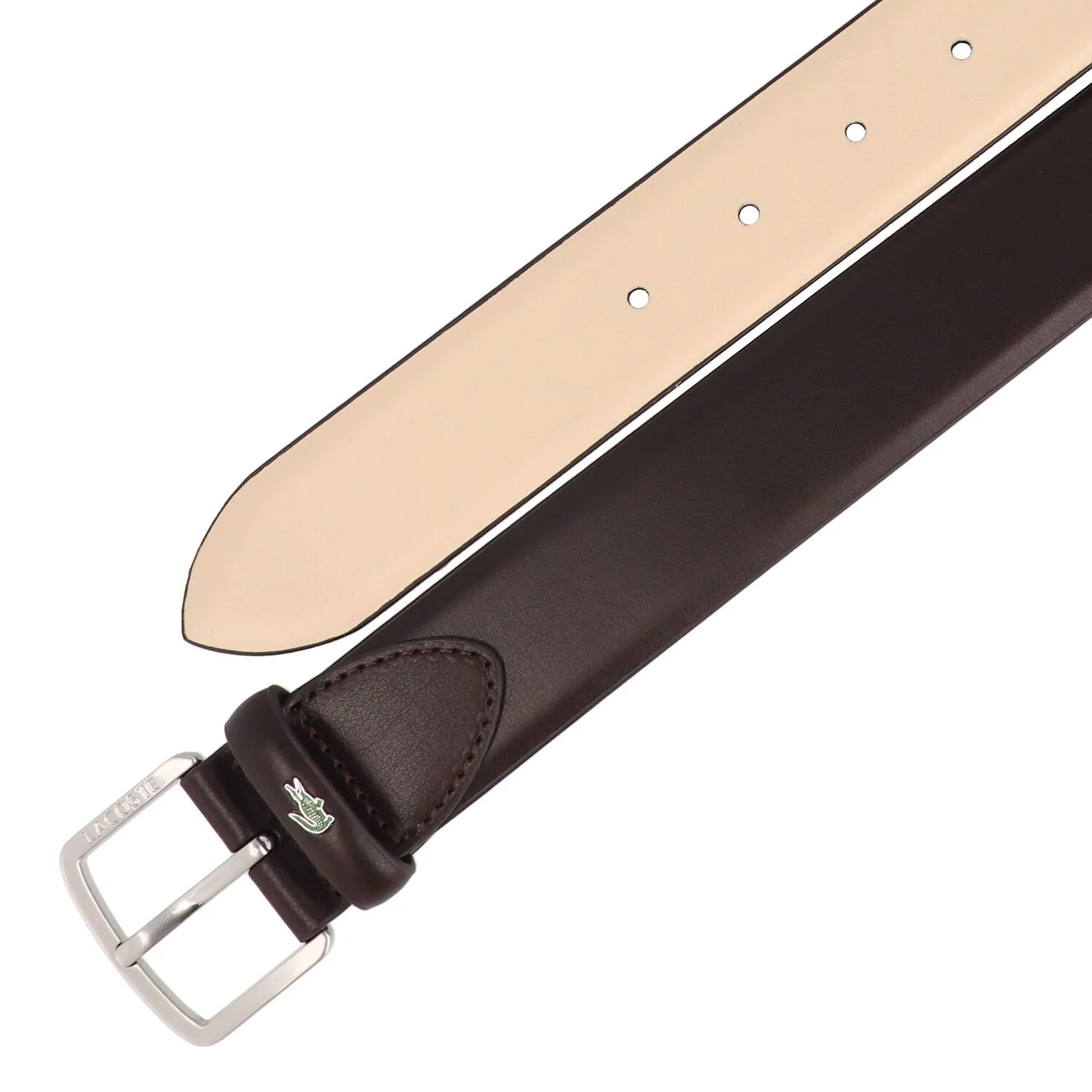 Lacoste Embossed Monogram Cintura Pelle