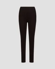 Leggings neri in viscosa da donna Juvia Delia