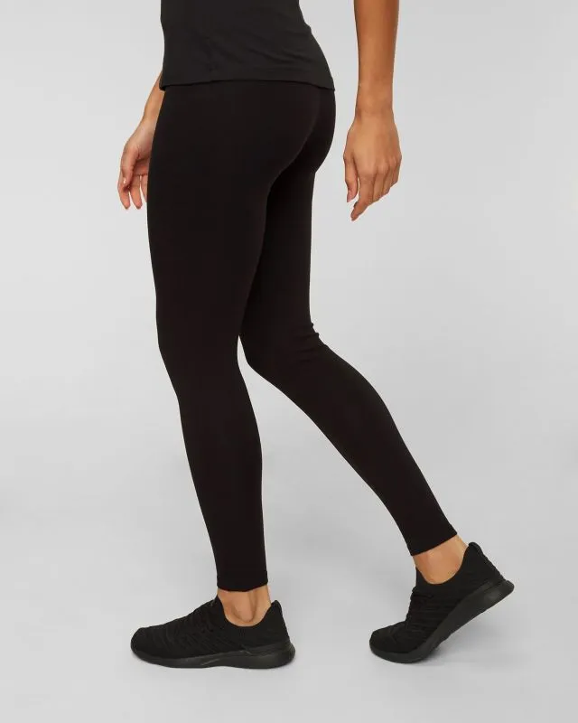 Leggings neri in viscosa da donna Juvia Delia