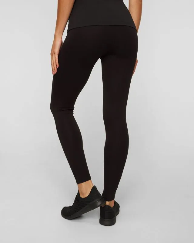 Leggings neri in viscosa da donna Juvia Delia