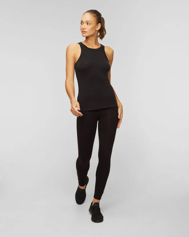 Leggings neri in viscosa da donna Juvia Delia