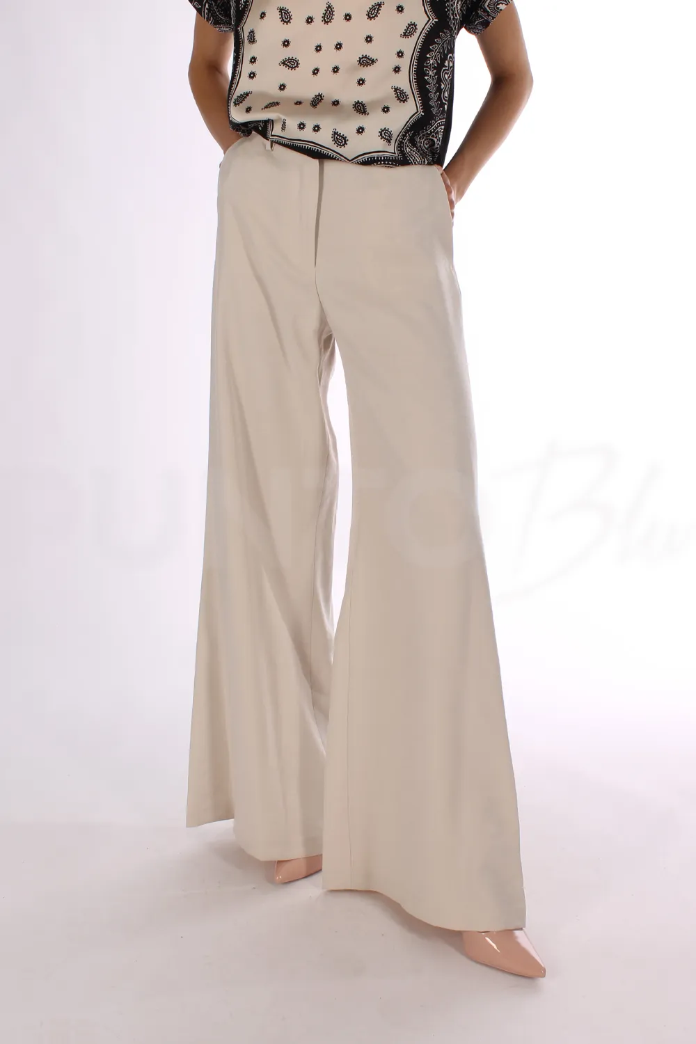 LIU JO | PANTALONE PALAZZO IN RASO - Punto Blu