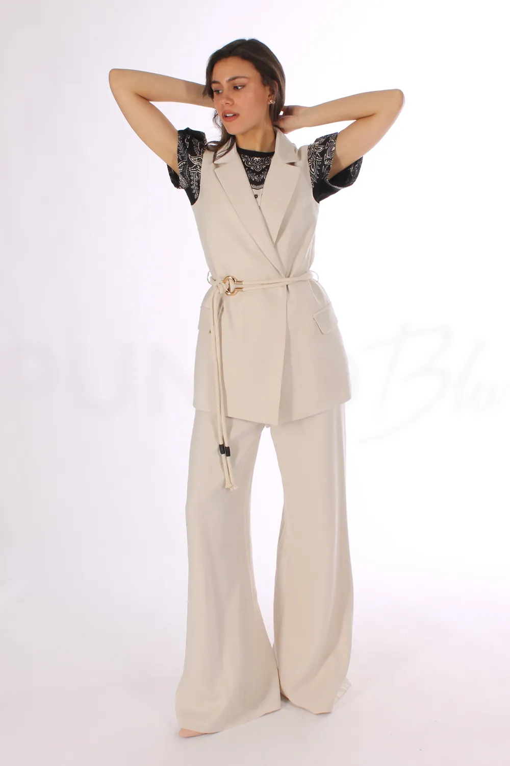LIU JO | PANTALONE PALAZZO IN RASO - Punto Blu